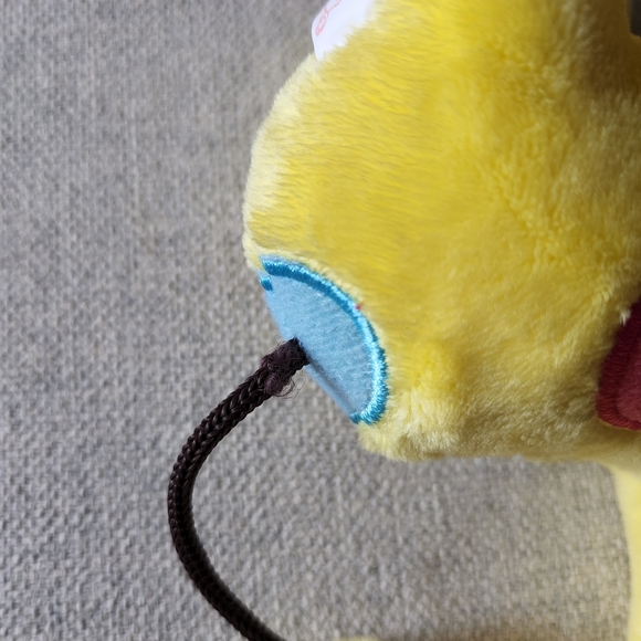 Giraffe kids plushie toy blue and yellow new with tag - Picture 2 of 6